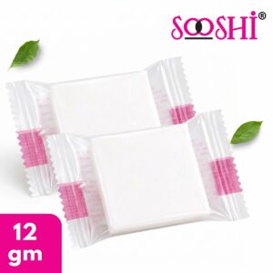 Sooshi® Hotel Soap 12gm - Refreshing Guest Soap with Gentle Cleansing Formula | Ideal for Hotels, Guesthouses & Resorts